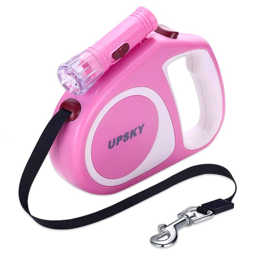 UPSKY Retractable Dog Leash With Flash Light